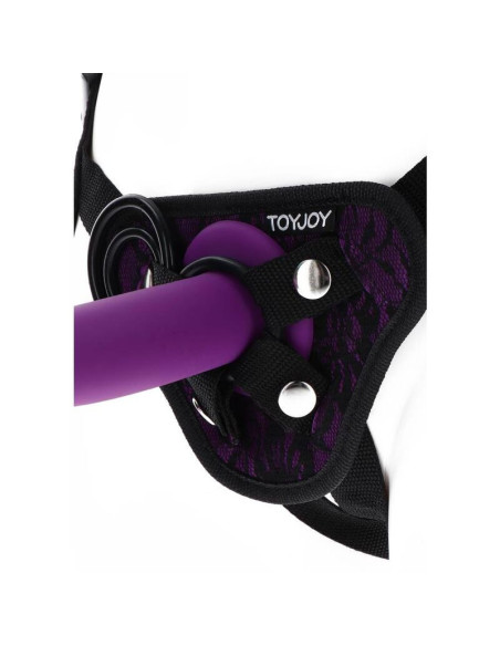 GET REAL - STRAP-ON NĖRINĖTINIAI DIRŽAI VIOLETINIAI