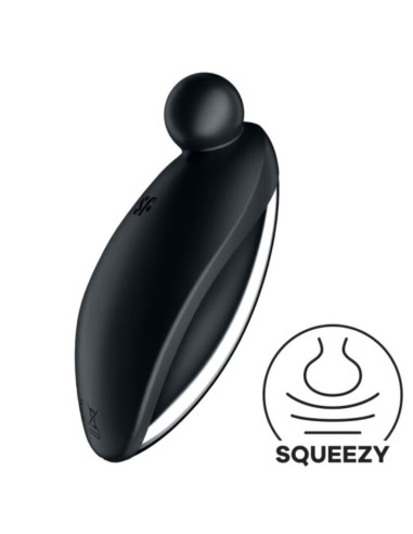 SATISFYER – „SPOT ON 2“ JUODAS VIBRATORIUS ŽIEDAS