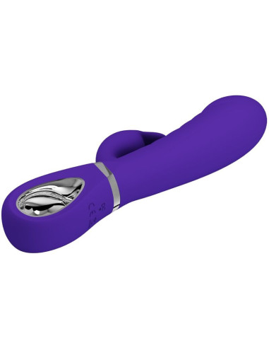 PRETTY LOVE - PRESCOTT DAUGIAFUNKCINIS G-SPOT VIBRATORIUS VIOLETINIS