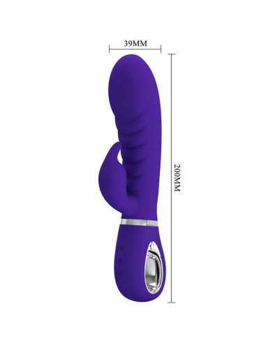 PRETTY LOVE - PRESCOTT DAUGIAFUNKCINIS G-SPOT VIBRATORIUS VIOLETINIS