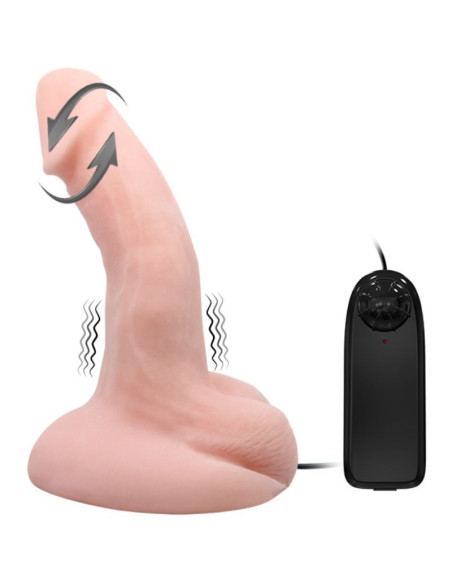 BAILE - SAVAVALIŠKOS DILDO VIBRACIJOS IR SUKIMO FUNKCIJA