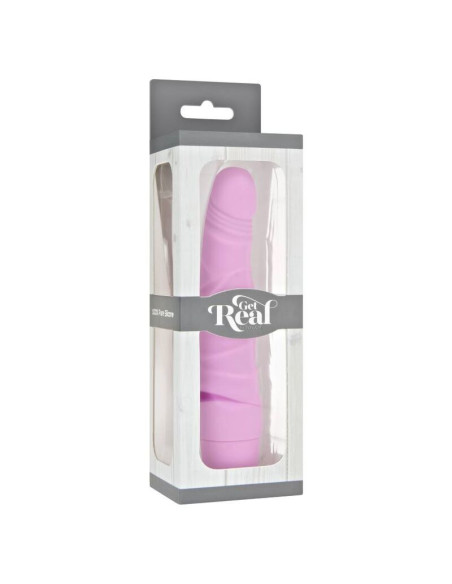 GET REAL - MINI CLASSIC SLIM VIBRATORIUS ROŽINIS