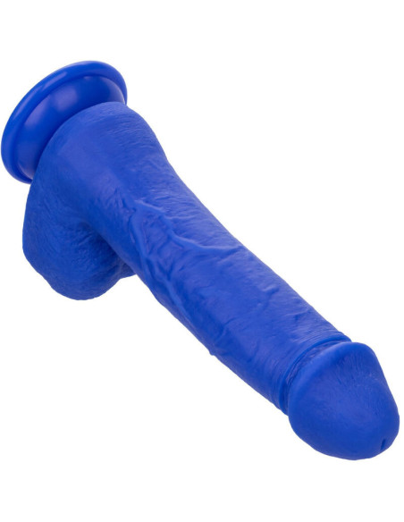 CALEXOTICS - ADMIRAL CAPTAIN REALISTINIS DILDO VIBRATORIUS MĖLYNAS