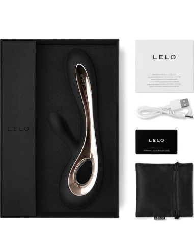 LELO - SORAYA 2 BLACK RABBIT VIBRATOR
