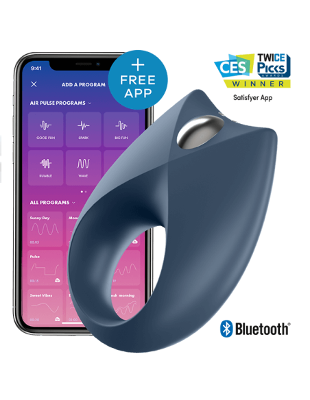 SATISFYER - POWERFUL ROYAL ONE RING VIBRATOR APP