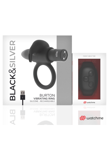 BLACKandSILVER - BURTON NUOTOLINIO VALDYMO PENIES ŽIEDAS LAIKRODŽIAI