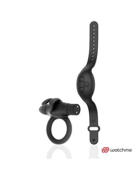 BLACKandSILVER - AGRON REMOTE CONTROL COCKRING WATCHME