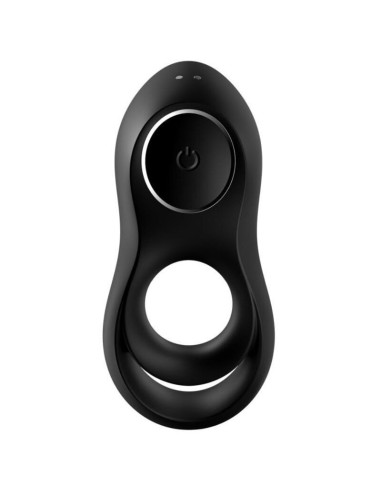 SATISFYER - LEGENDINIS DVIEJŲ ŽIEDŲ VIBRATORIUS JUODAS