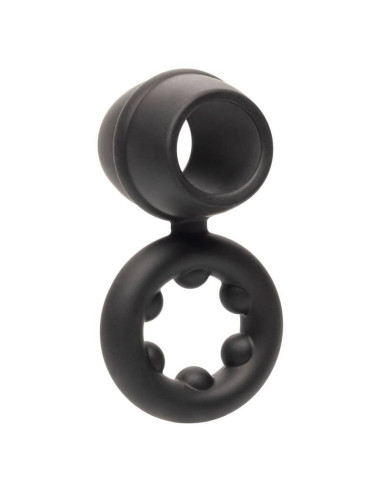 CALEXOTICS - ALPHA DUAL MAGNUM ŽIEDAS JUODAS