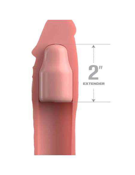 FANTASY X- TENSIONS - PIPEDREAMS EXTENSION W STRAP 15,24 CM SKIN