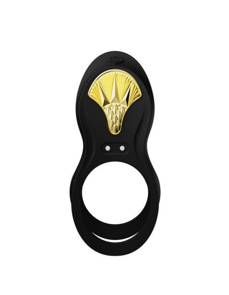 ZALO - BAYEK VIBRUOJAMAS ŽIEDAS POROMS, JUODAS