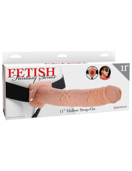FETISH FANTASY SERIES - REGULIUOJAMI DIRŽAI REALISTIŠKAM VARPAI 28 CM