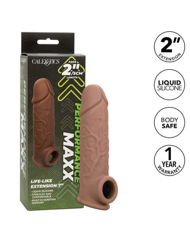 CALEXOTICS - PERFORMANCE MAXX GYVYBĖS ATSPARUS PRATĘSIMAS 7 RUDOS ODOS