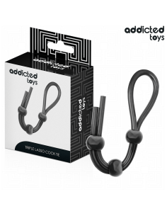 ADDICTED TOYS - SILIKONINĖ VIRVĖ TRIJUBĖS KILPO VARPAI 2