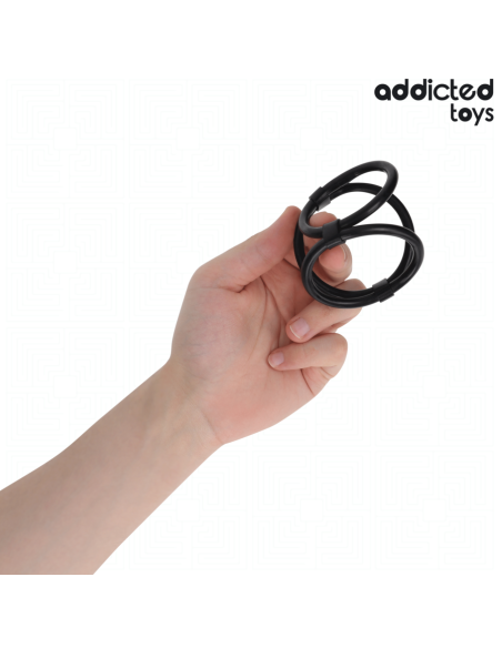 ADDICTED TOYS - TRIGUBAS PENIO ŽIEDAS