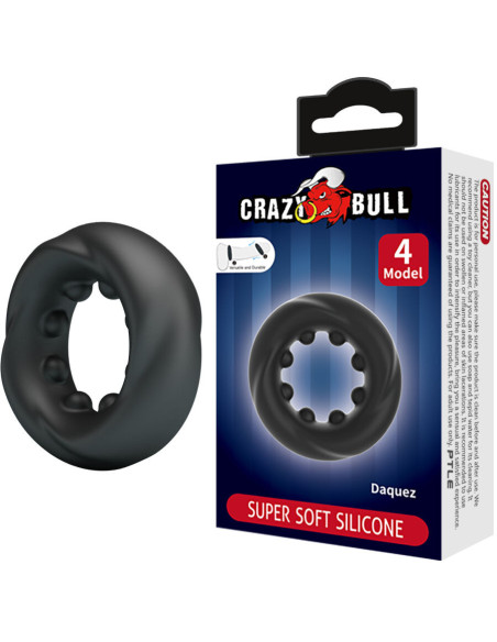 CRAZY BULL - DAQUEZ SILIKONINIS ŽIEDAS, MODELIS 4