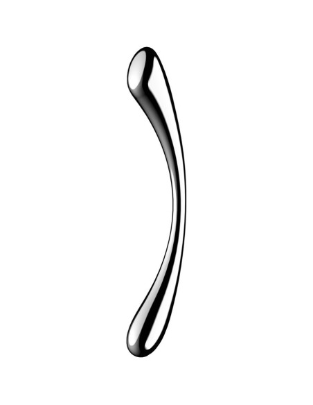 SATISFYER - COSMIC CREST 1 STAINLESS STEEL DOUBLE-ENDED DILDO