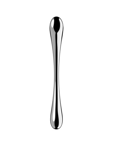 SATISFYER - COSMIC CREST 1 NERŪDĖJANČIO PLIENO DVIGUBAS DILDO