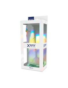 X RAY - SKAIDRUS PADAŽAS SU KIUKULIAIS 22 CM -O- 4,6 CM 2
