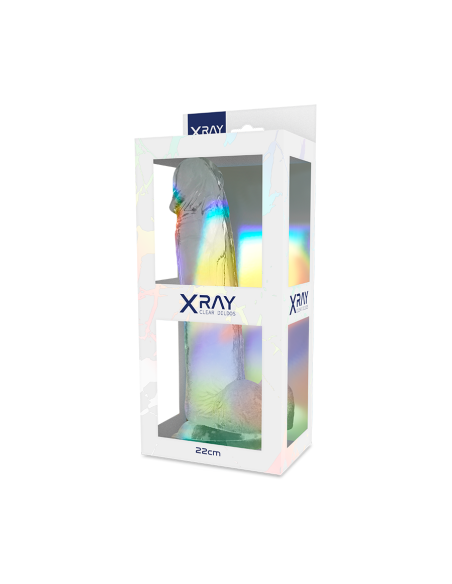 X RAY - SKAIDRUS PADAŽAS SU KIUKULIAIS 22 CM -O- 4,6 CM