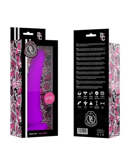 DELTA CLUB - ŽAISLAI ALYVINIS DILDO MEDICININIS SILIKONINIS 20 CM -O- 4 CM