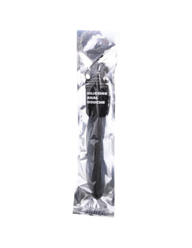 ALL BLACK - ANALINIS SILIKONINIS DUŠO KAMŠTELIS 27 CM