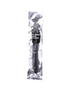 ALL BLACK - RIDGED SHOWER ANAL SILICONE 27 CM 2