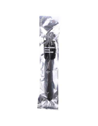 ALL BLACK - RIBOTA DUŠO ANALINIS SILIKONINIS 27 CM