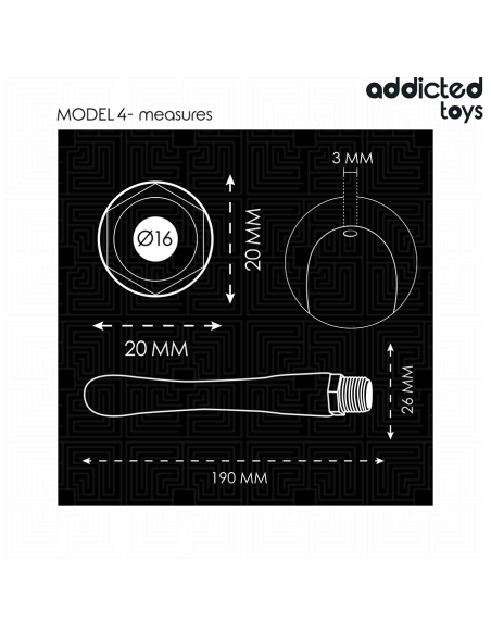 ADDICTED TOYS - ANAL CLEANER WITH UNIVERSAL ADAPTER MODEL 4