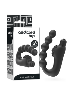 ADDICTED TOYS - ANALINIS MASAŽUOTUVAS PROSTATINIAM VAIZDUI SU VIBRACIJA 2
