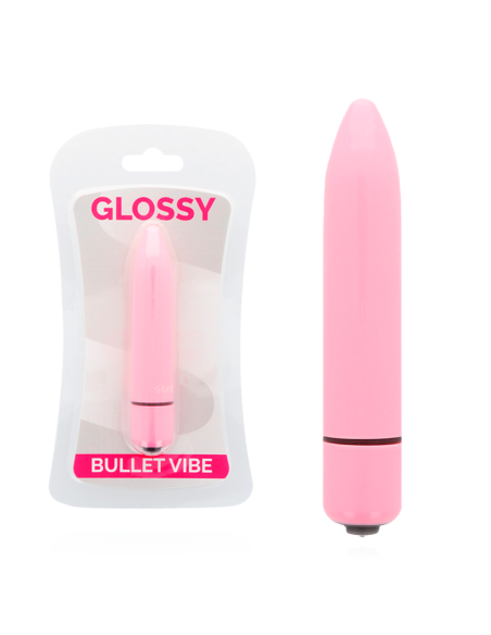 GLOSSY - PLONAS VIBRAVIMAS ROŽINIS