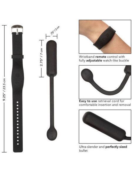 CALEXOTICS - WRISTBAND REMOTE PETITE BULLET