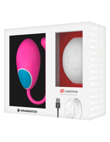 WEARWATCH - WATCHME TECHNOLOGIJA NUOTOLINIO VALDYMO KIAUŠINIO FUKSIJOS SPALVOS - NIVEO
