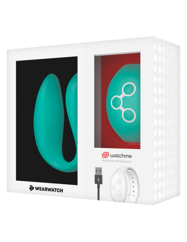 WEARWATCH - DVIGUBOS TECHNOLOGIJOS WATCHME ŠVIESIAI ŽALIAS VIBRATORIUS