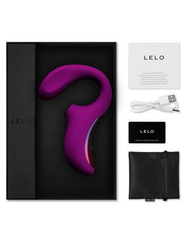 LELO - ENIGMA dvigubo siurbimo stimuliavimo violetinis masažuoklis