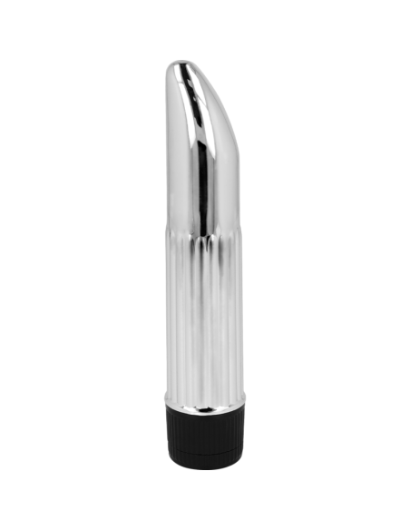 OHMAMA - MINI VIBRATORIUS SIDABRINIS 13,5 CM