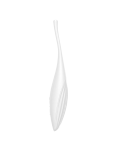 SATISFYER - SUKAMOSIOS DŽIAUGSMO KLITORIAUS VIBRATORIUS, BALTASIS 2