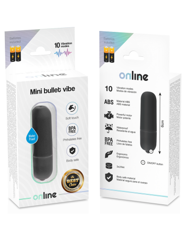 ONLINE - MINI BULLET VIBE BLACK