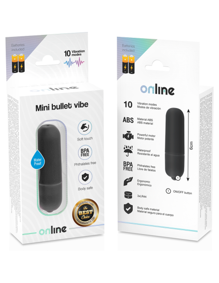 ONLINE - MINI BULLET VIBE BLACK