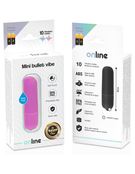 ONLINE - MINI BULLET VIBE PURPLE