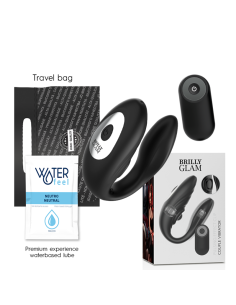 BRILLY GLAM - COUPLE PULSING and VIBRATING REMOTE CONTROL