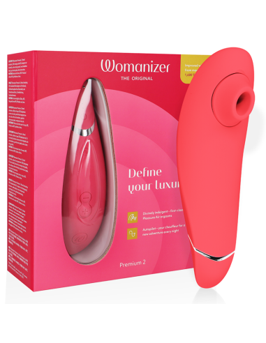 WOMANIZER - PREMIUM 2 CLITORAL STIMULATOR RASPBERRY