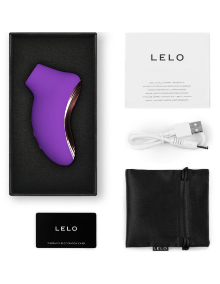 LELO - SONA 2 TRAVEL VIOLETINIS GARSINIS KLITORIO MASAŽUOTUVAS
