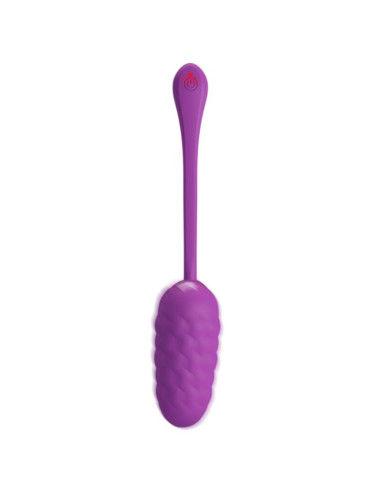 PRETTY LOVE – VIBRUOJAMAS KIAUŠINIS SU VIOLETINE ĮKRAUNAMA JŪRINĖS TEKSTŪRA