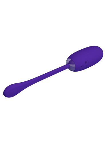 PRETTY LOVE – JULIUS VANDENIUI ATSPARUS ĮKRAUNAMASIS VIBRUOJAMAS KIAUŠINIS, VIOLETINIS
