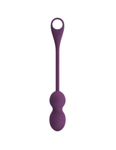 PRETTY LOVE – Elvira Kegel kamuoliukai su programėle ir nuotolinio valdymo pultu, violetinė spalva
