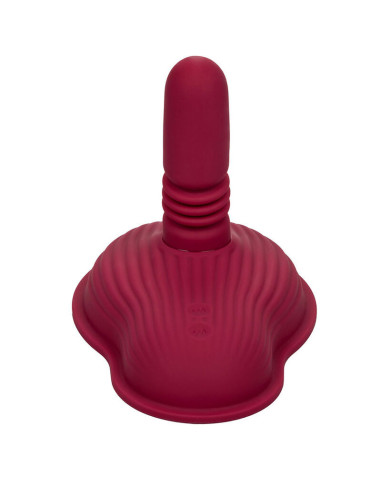 CALEXOTICS - RIDER MASSAGER DOUBLE MOTOR REMOTE CONTROL RED