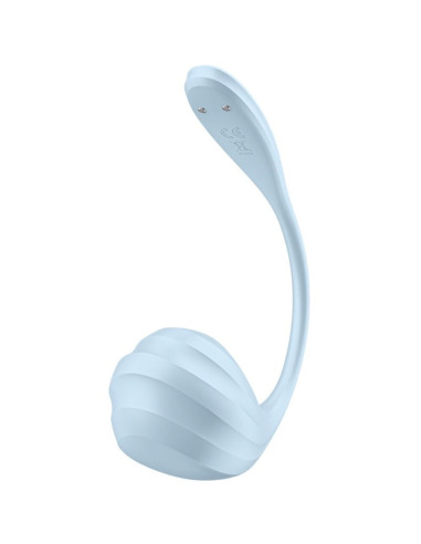 SATISFYER – „SMOOTH PETAL“ G TAŠKO STIMULIATORIUS, MĖLYNAS, NEMOKAMA PROGRAMĖLĖ