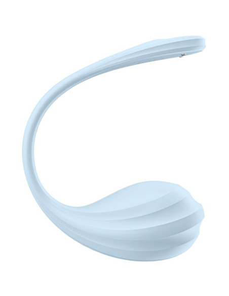 SATISFYER – „SMOOTH PETAL“ G TAŠKO STIMULIATORIUS, MĖLYNAS, NEMOKAMA PROGRAMĖLĖ