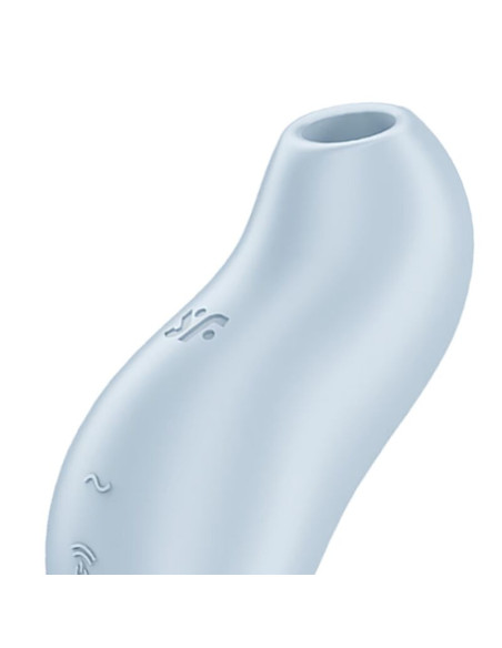 SATISFYER - POCKET PRO 1 KLITORIO STIMULIATORIUS ŠVIESIAI MĖLYNAS